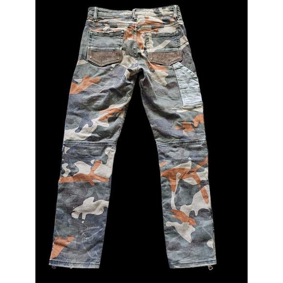 Jordan Craig Jeans Boy 12 Slim Camo Patchwork Legacy Edition Distressed Woodland - Picture 2 of 16